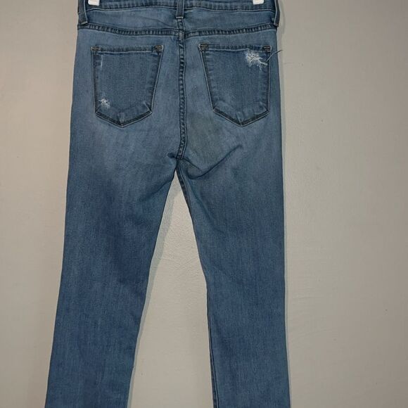 Flying Monkey distressed mid rise skinny jeans, size 27 - Picture 6 of 7